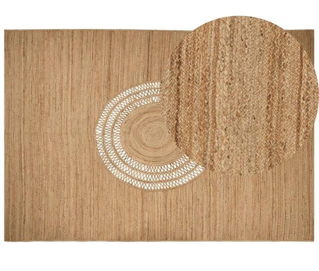Conforama Alfombra de yute beige 160 x 230 cm BOGAZOREN