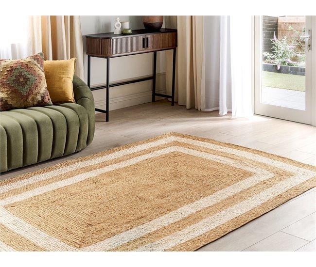 Conforama Alfombra De Yute Beige 160 X 230 Cm GEMEREK