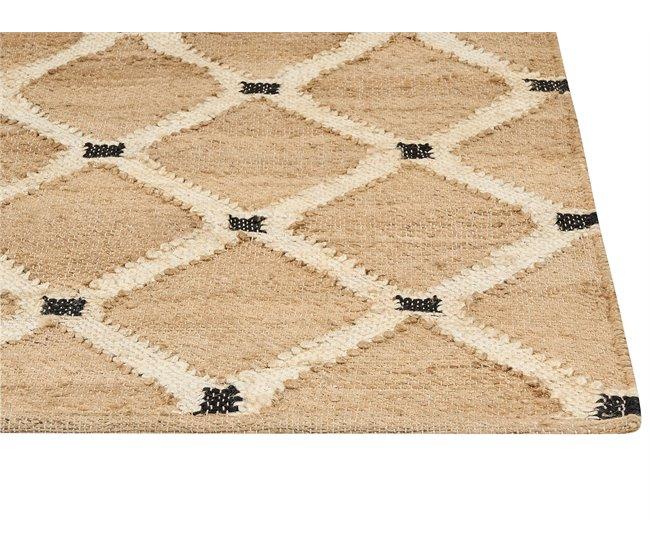 Conforama Alfombra De Yute Beige 160 X 230 Cm KALEKOY