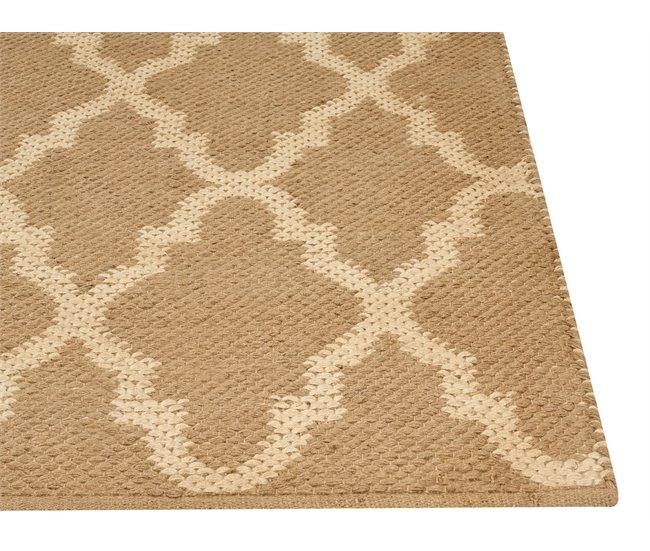 Conforama Alfombra De Yute Beige 160 X 230 Cm MERMER