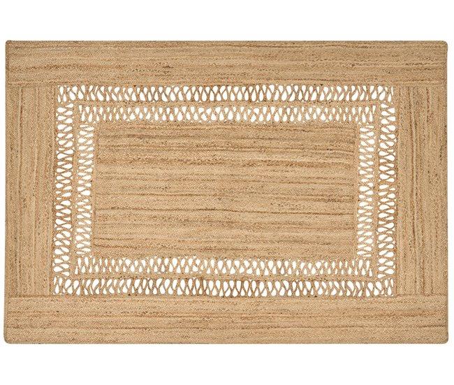 Conforama Alfombra De Yute Beige 160 X 230 Cm YENIKOY