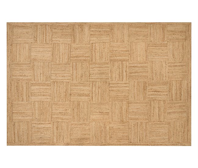 Conforama Alfombra de yute beige 200 x 300 cm ESENTEPE