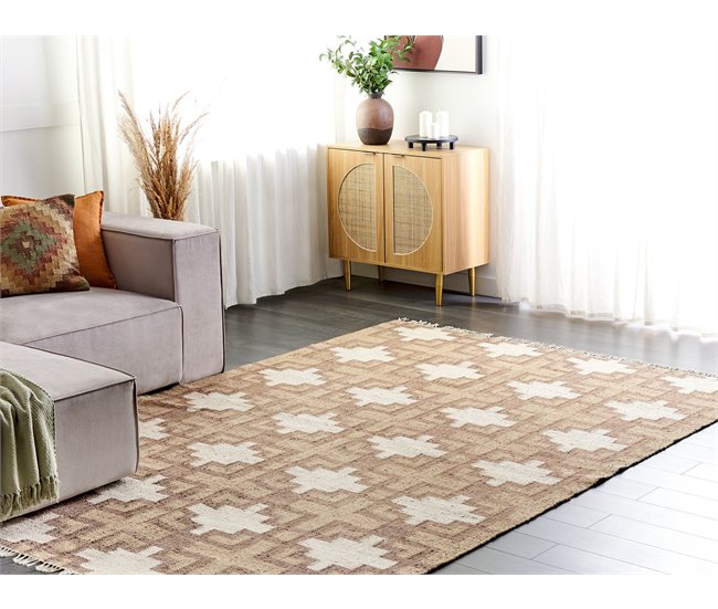 Conforama Alfombra De Yute Beige 200 X 300 Cm KONURTAY