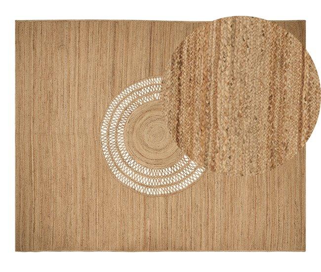 Conforama Alfombra de yute beige 300 x 400 cm BOGAZOREN