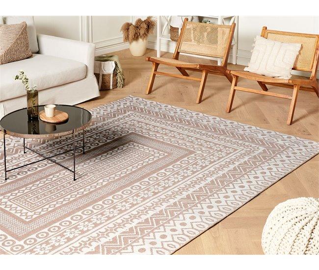 Conforama Alfombra De Yute Beige/blanco 200 X 300 Cm BAGLAR