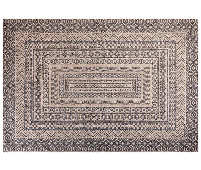 Conforama Alfombra de yute beige/gris 160 x 230 cm BAGLAR
