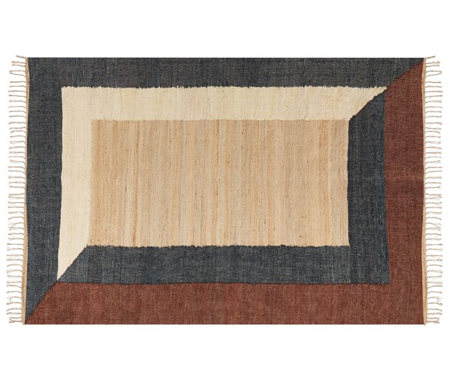 Conforama Alfombra de yute multicolor 200 x 300 cm ORTAKOY