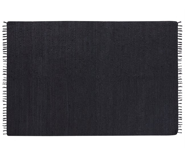 Conforama Alfombra De Yute Negra 200 X 300 Cm SINANKOY