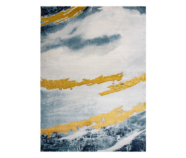 Conforama Alfombra EMERALD Exclusivo 1023 Glamour Elegante Abstracción / 200x290 Cm