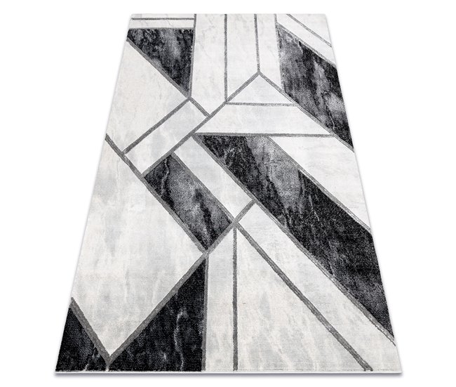 Conforama Alfombra EMERALD exclusivo 81953 glamour elegante mármol Geométrico / 80x150 cm