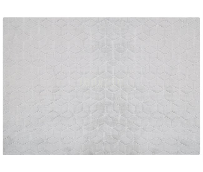 Conforama Alfombra Gris Claro/verde Menta 160 X 230 Cm THATTA