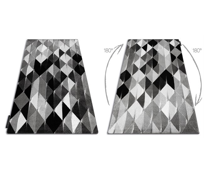 Conforama Alfombra INTERO PLATIN 3D Triángulos 200x290 Cm