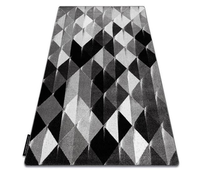 Conforama Alfombra INTERO PLATIN 3D Triángulos 200x290 cm