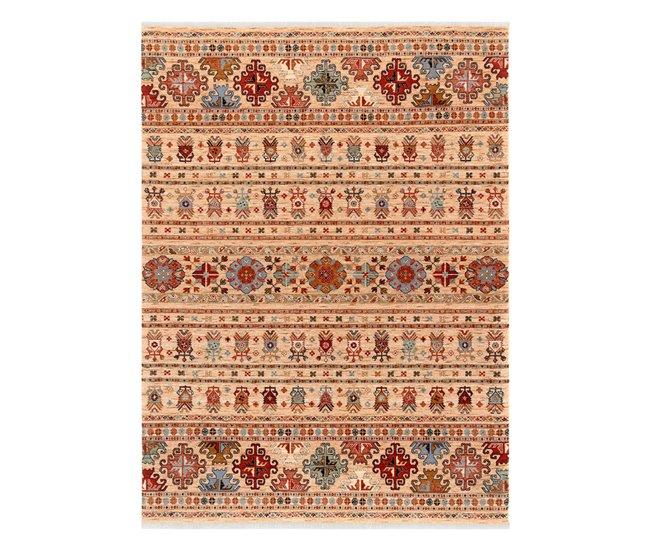 Conforama Alfombra KESHAN Franjas Oriental 7684/53555 / 160x230 Cm