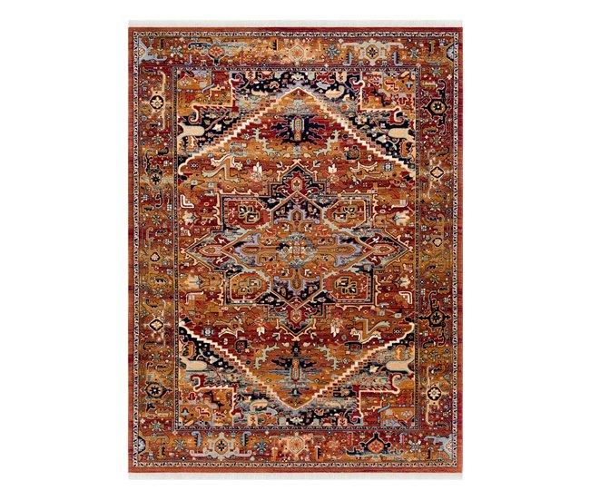 Conforama Alfombra KESHAN Franjas Ornamento Oriental 2886/53588 120x145 Cm