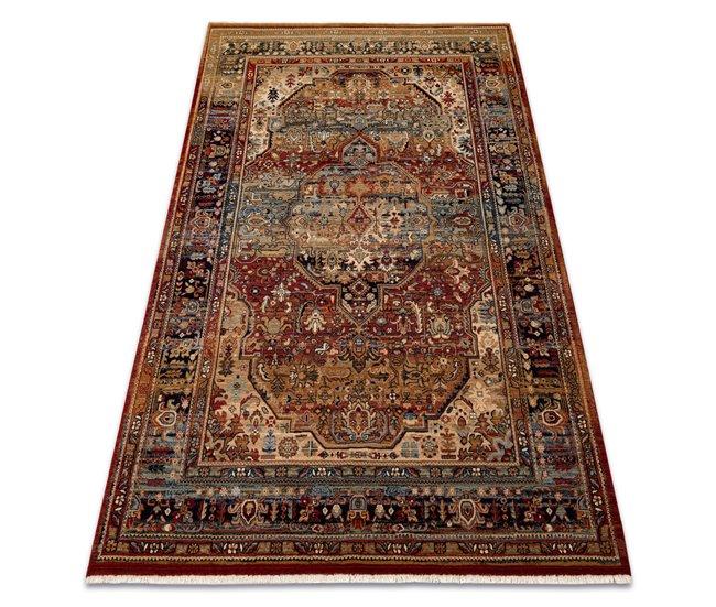Conforama Alfombra KESHAN franjas Ornamento oriental 7518/53528 / oscuro 200x290 cm
