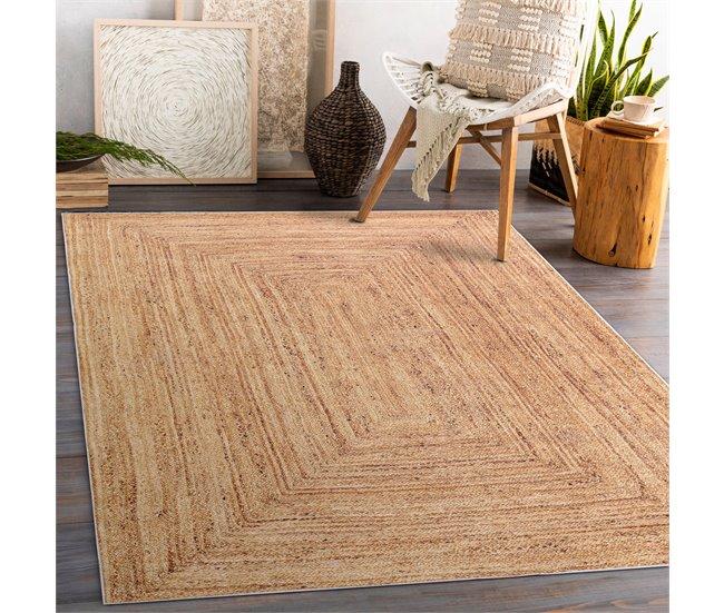 Conforama Alfombra Lavable ANDRE 1017 Trenza Antideslizante - 160x220 Cm