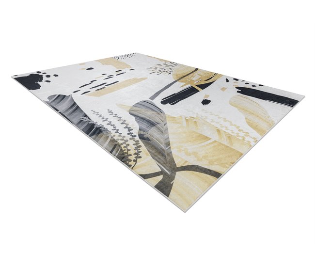 Conforama Alfombra Lavable ANDRE 1097 Abstracción Antideslizante 80x150 Cm