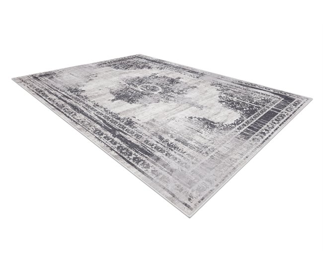 Conforama Alfombra Lavable ANDRE 1187 Ornamento Vintage Antideslizante 160x220 Cm