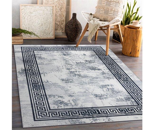 Conforama Alfombra Lavable ANDRE 1189 Mármol Griego Antideslizante 160x220 Cm