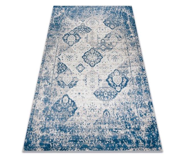 Conforama Alfombra Lavable ANDRE 1819C Rosetón Vintage Antideslizante 160x220 Cm
