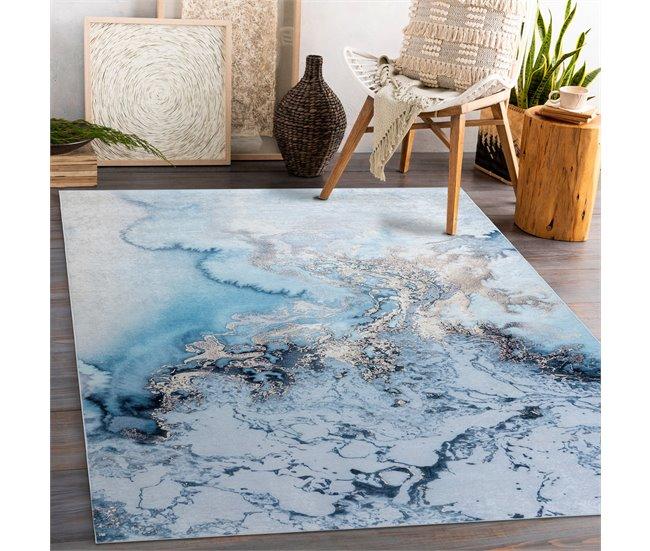 Conforama Alfombra Lavable ANDRE 2248 Mármol Antideslizante - 160x220 Cm