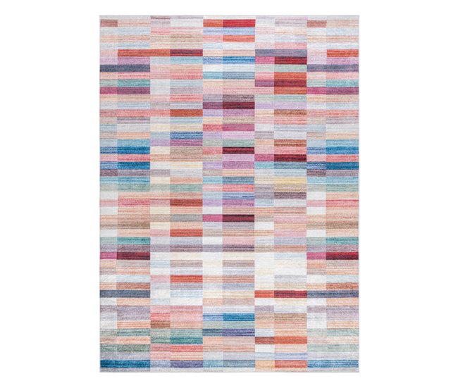 Conforama Alfombra Lavable ANDRE 2295 Rayas Antideslizante 160x220 Cm