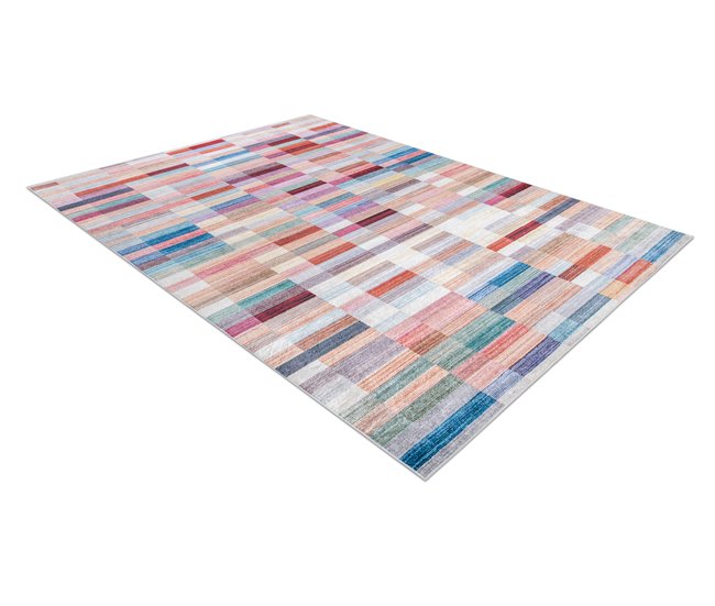 Conforama Alfombra Lavable ANDRE 2295 Rayas Antideslizante 160x220 Cm