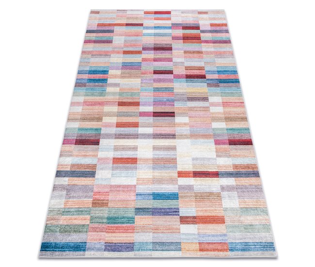 Conforama Alfombra lavable ANDRE 2295 Rayas antideslizante 160x220 cm