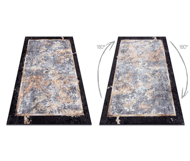 Conforama Alfombra Lavable MIRO 51328.804 Abstracción Antideslizante 160x220 Cm