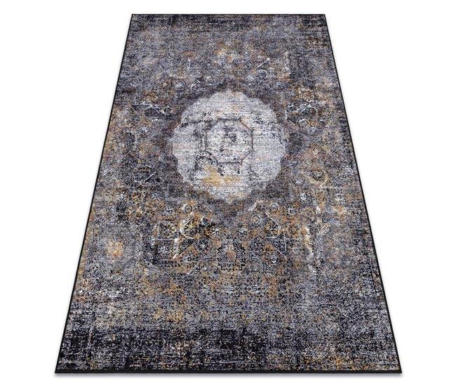 Conforama Alfombra Lavable MIRO 51453.805 Rosetón Vintage Antideslizante - 160x220 Cm