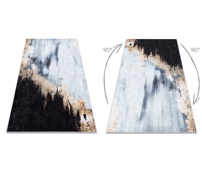 Conforama Alfombra Lavable MIRO 51573.802 Abstracción Antideslizante 120x170 Cm