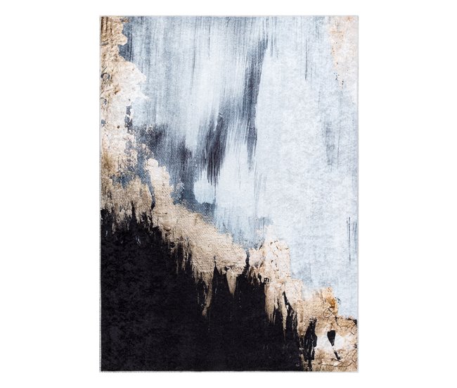 Conforama Alfombra Lavable MIRO 51573.802 Abstracción Antideslizante 120x170 Cm