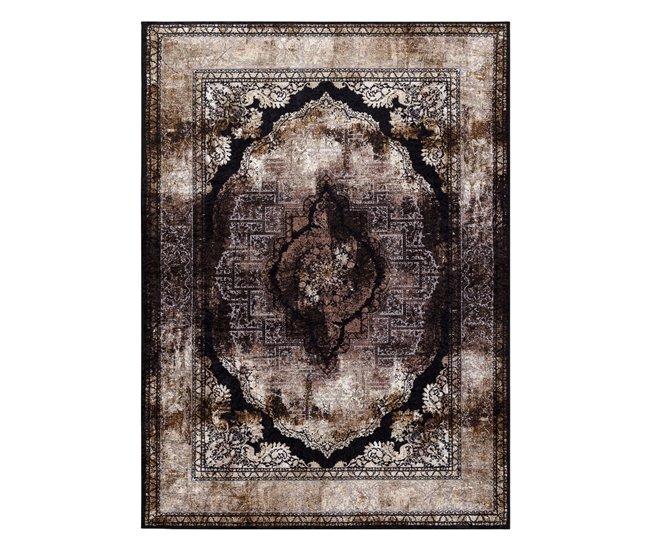 Conforama Alfombra Lavable MIRO 51664.805 Rosetón Marco Antideslizante - 120x170 Cm