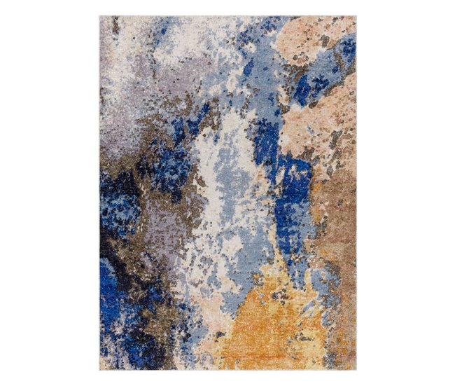 Conforama Alfombra Lavable MIRO 51774.802 Abstracción Antideslizante 120x170 Cm