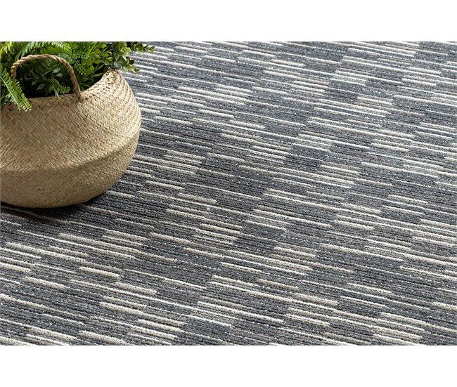 Conforama Alfombra LIBRA Círculo Grafito 165 Rayas Cercle 100 Cm