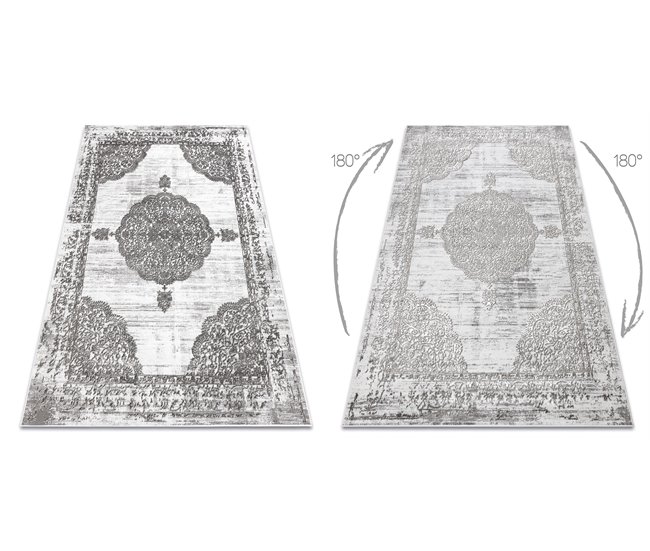 Conforama Alfombra LIRA E1468 Rosetón Estructural Moderna Glamour - 200x290 Cm