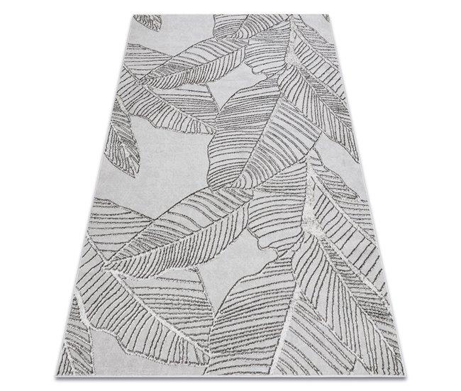 Conforama Alfombra LIRA E1482 Hojas estructural moderna glamour - 160x220 cm