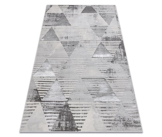 Conforama Alfombra LIRA E1627 Triangulos geométrico estructural moderna glamour - 200x290 cm