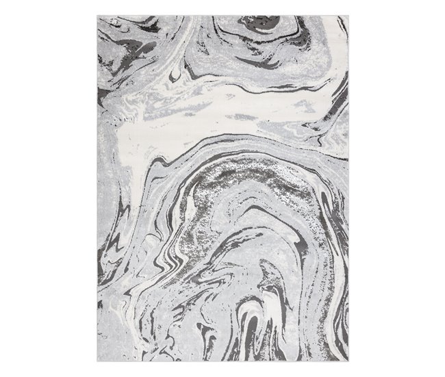 Conforama Alfombra LIRA E1686 Abstracta Estructural Moderna Glamour - 160x220 Cm