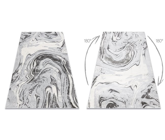 Conforama Alfombra LIRA E1686 Abstracta Estructural Moderna Glamour - 120x170 Cm