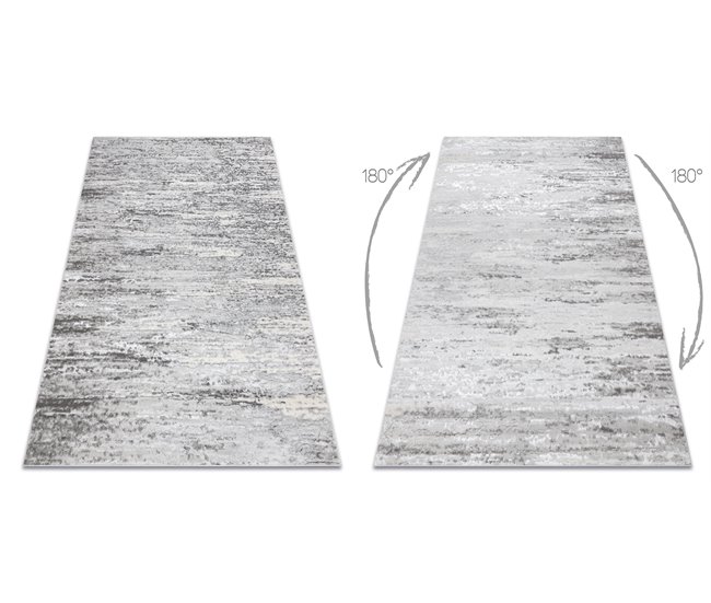 Conforama Alfombra LIRA E2558 Hormigón Estructural Moderna Glamour - 80x150 Cm