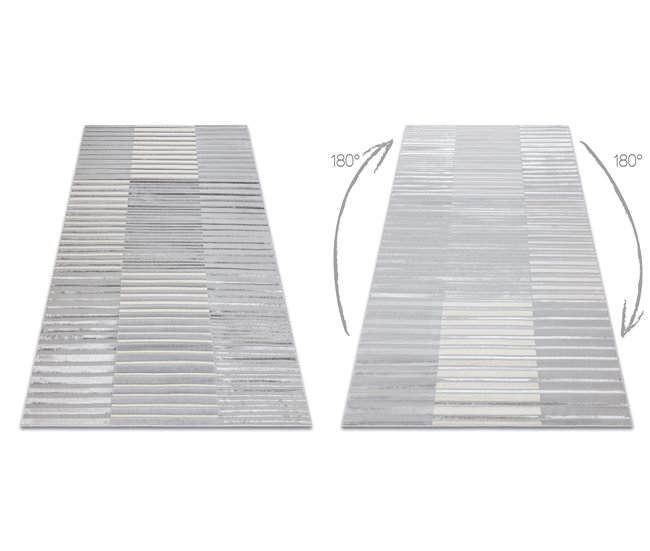 Conforama Alfombra LIRA E2681 Vintage Estructural Moderna Glamour - 80x150 Cm