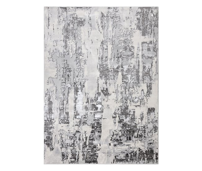 Conforama Alfombra LIRA GR579 Abstracta Estructural Moderna Glamour - 140x190 Cm