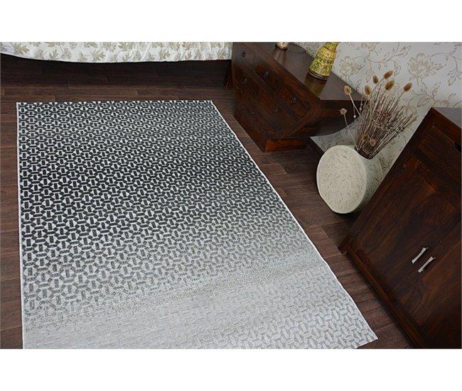 Conforama Alfombra LISBOA 27208/356 Estructural Negro/gris 80x150 Cm