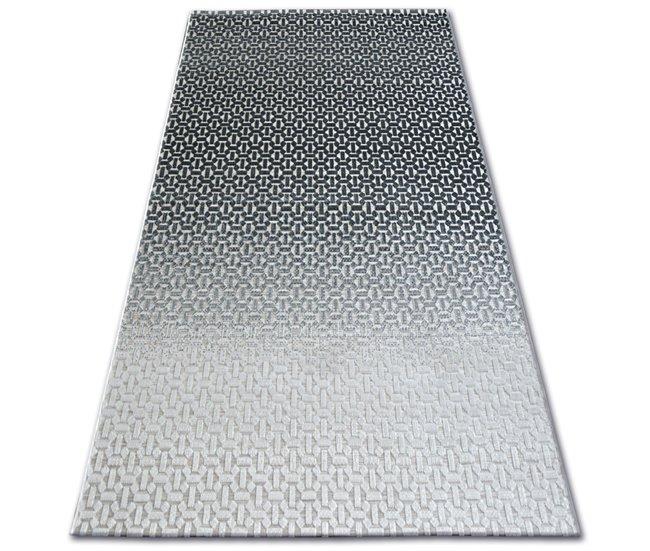 Conforama Alfombra LISBOA 27208/356 Estructural Negro/gris 80x150 Cm