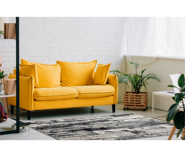 Conforama Alfombra LISBOA 27211356 Tablero Parquet Rectángulos 120x170 Cm