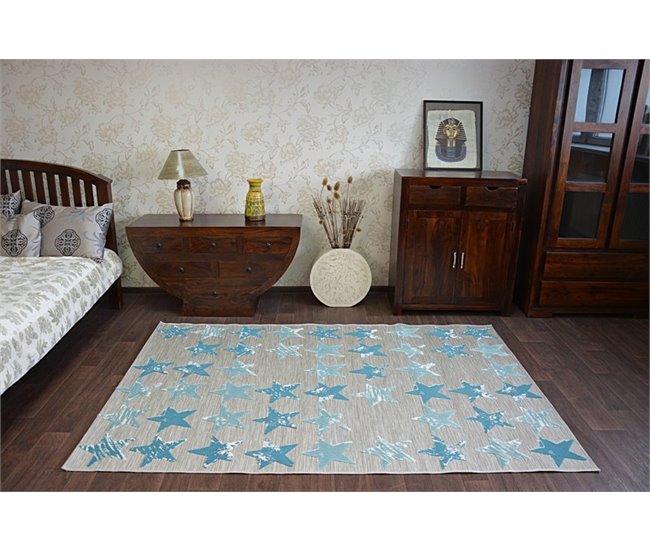 Conforama Alfombra LISBOA 27219/754 Estrellas Estrellitas 160x230 Cm
