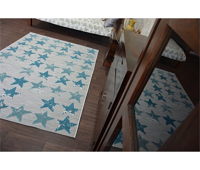 Conforama Alfombra LISBOA 27219/754 Estrellas Estrellitas 160x230 Cm