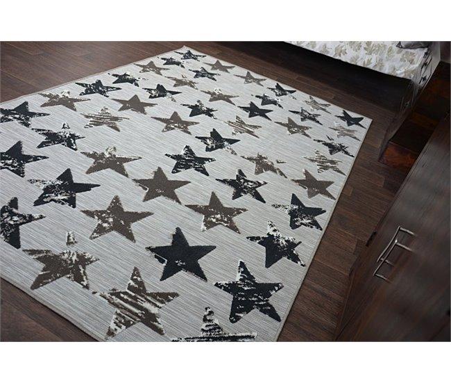 Conforama Alfombra LISBOA 27219/975 Estrellas Estrellitas 80x150 Cm